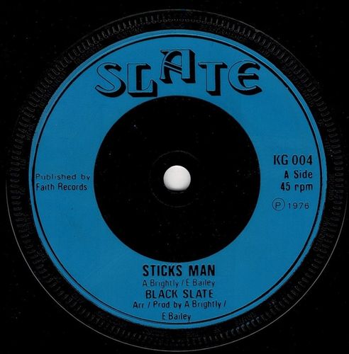BLACK SLATE-sticks man